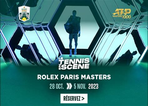 billetterie rolex paris masters 2024|paris masters 2023.